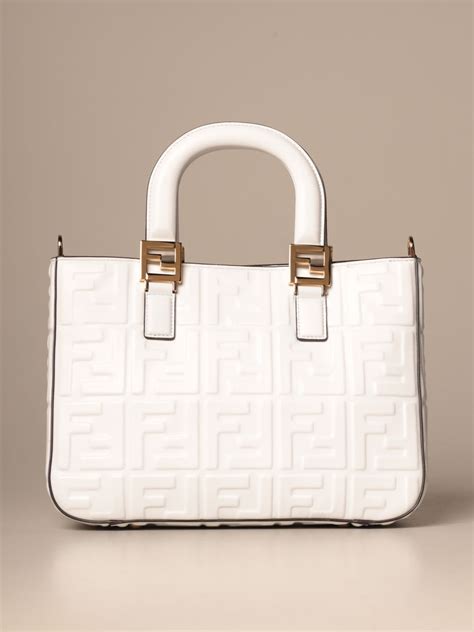 fendi white purse|fendi small pouch.